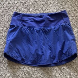 Lululemon purple blue Athletic Skirt Sz 4